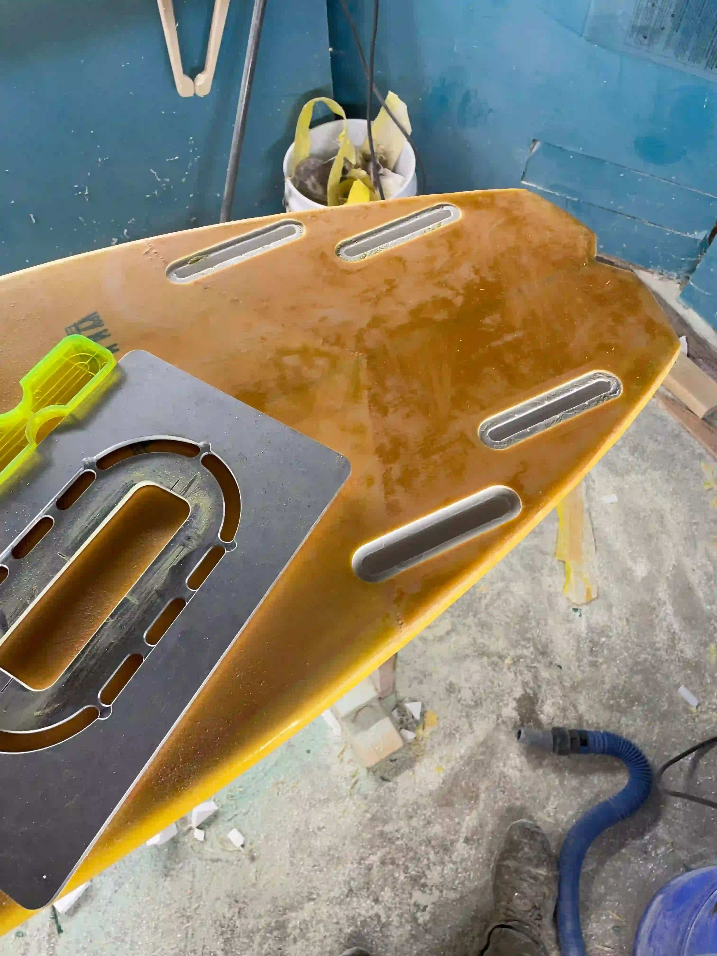 Surfboard Building with EPS and Epoxy